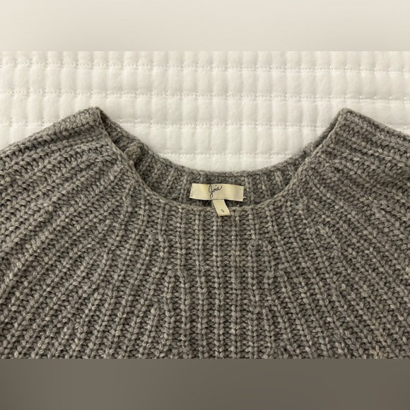 Joie Chunky Gray Knit Sweater - Picture 2 of 3